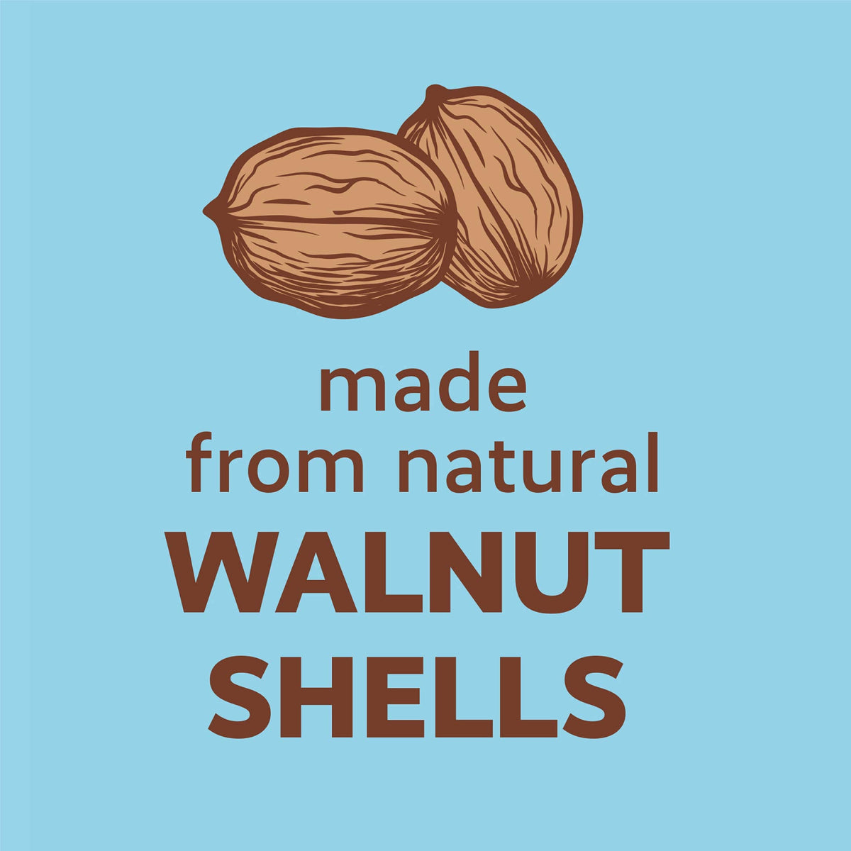 Unscented Walnut Shell Cat Litter 40 Lbs F649466