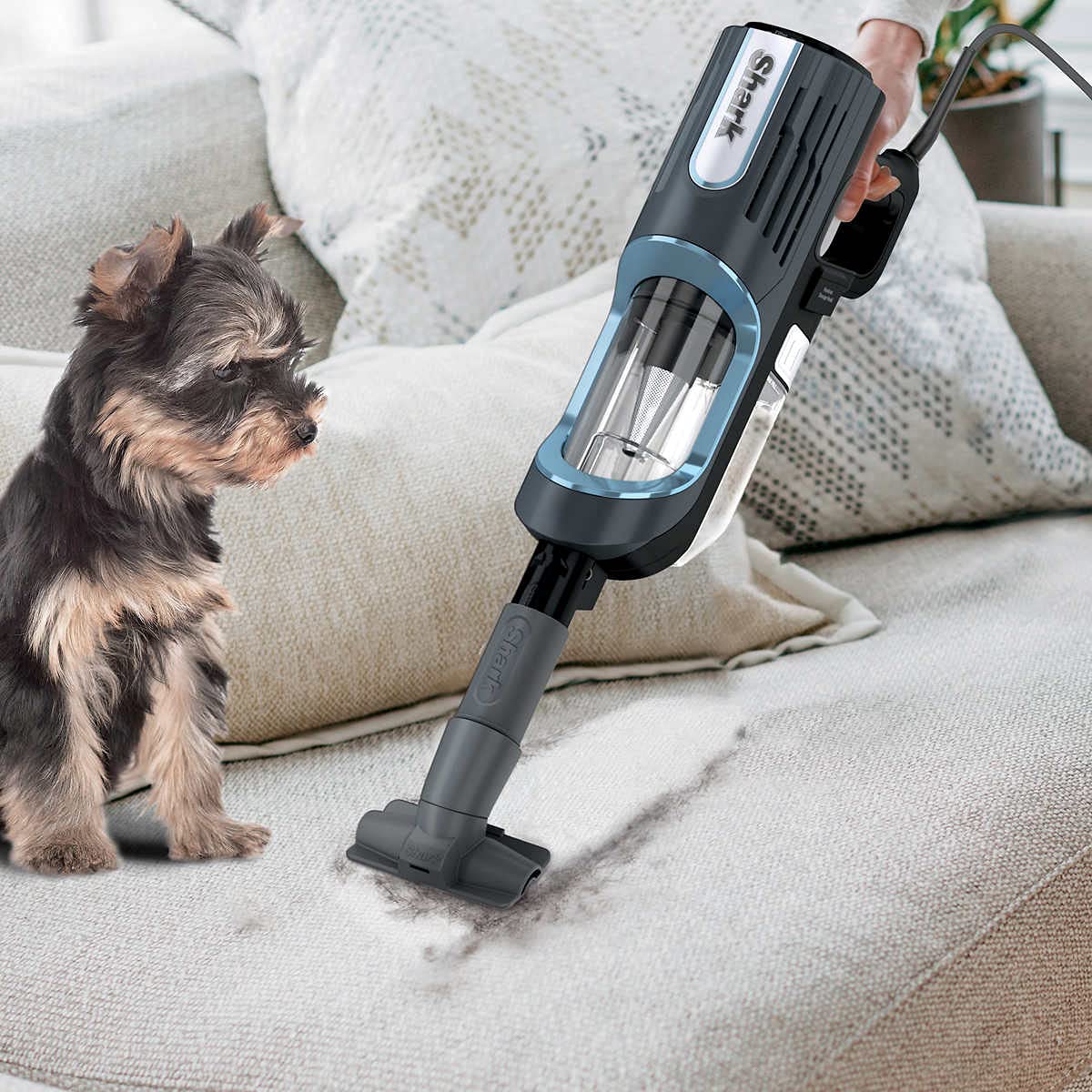 Corded Stick Vacuum with Self-Cleaning Brushroll H89323