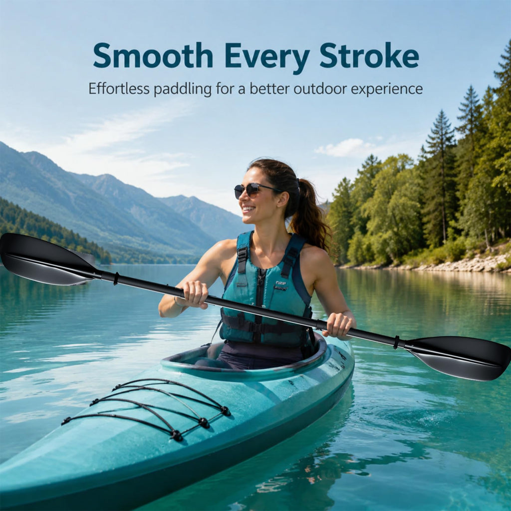 4 Piece Adjustable Kayak Paddle with Storage Bag F678