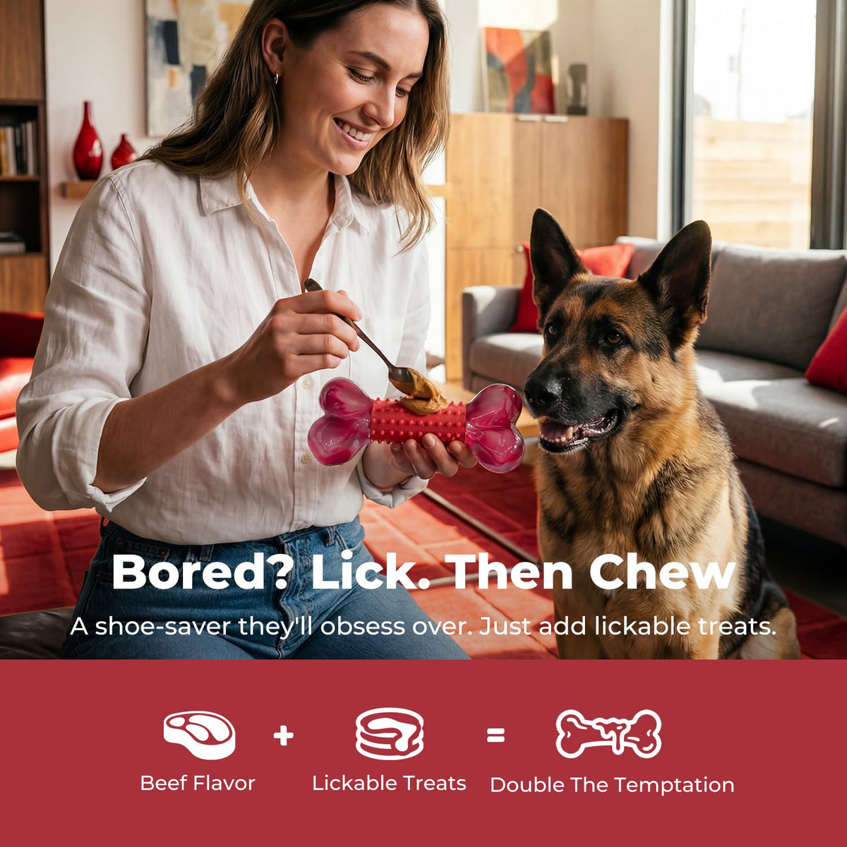 Beef Flavored Dog Chew Toys B4048