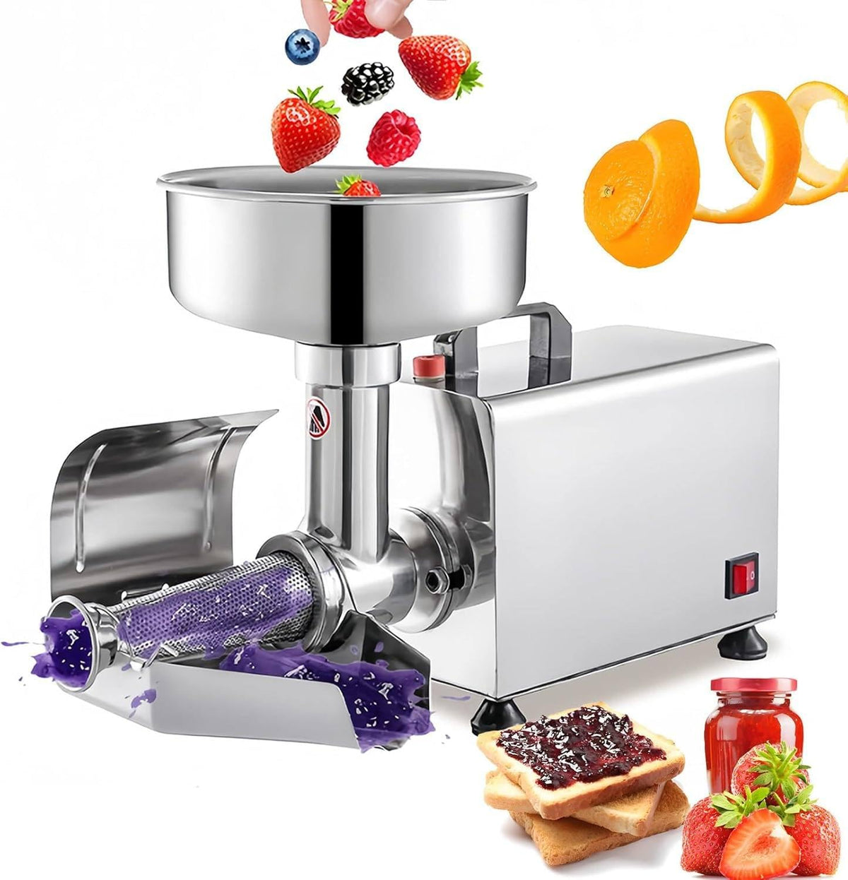 450w Stainless Steel Electric Tomato Strainer U65204