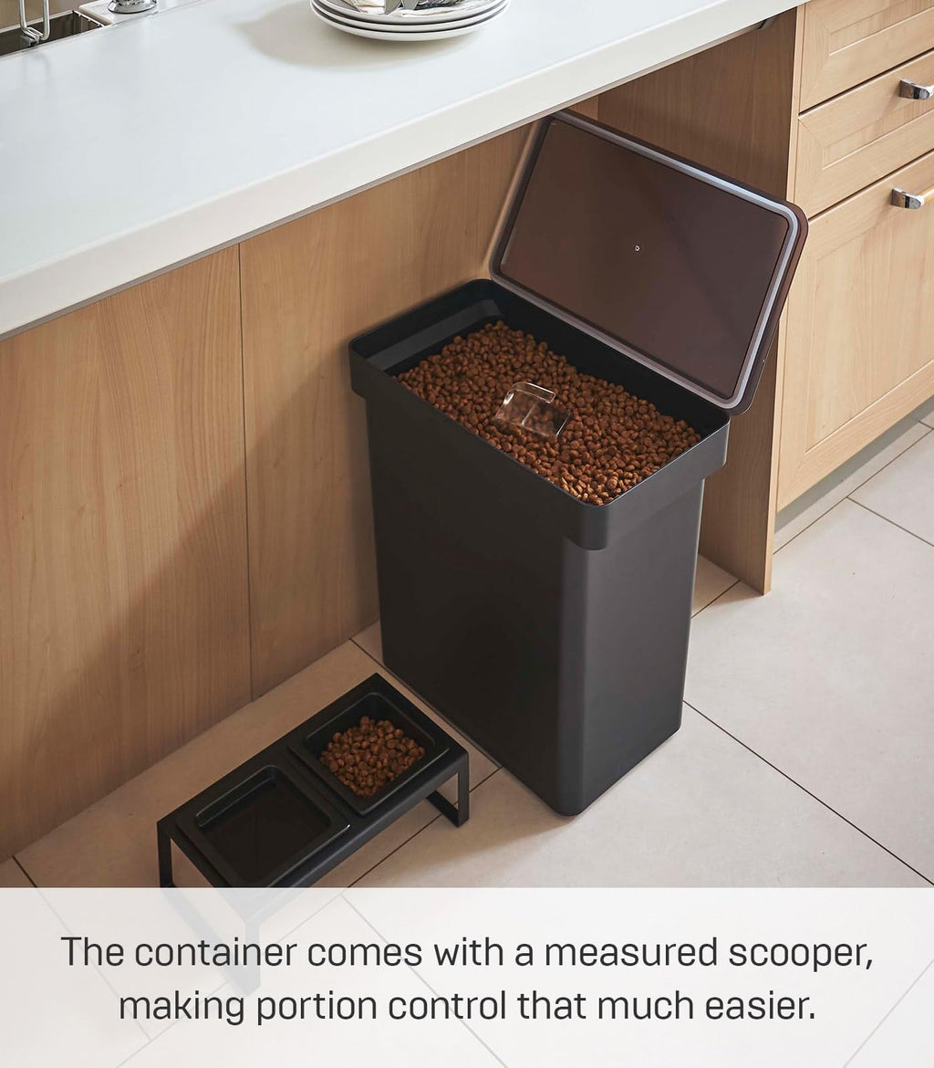 Airtight Pet Food Storage Container with Transparent Lid and Handle H583