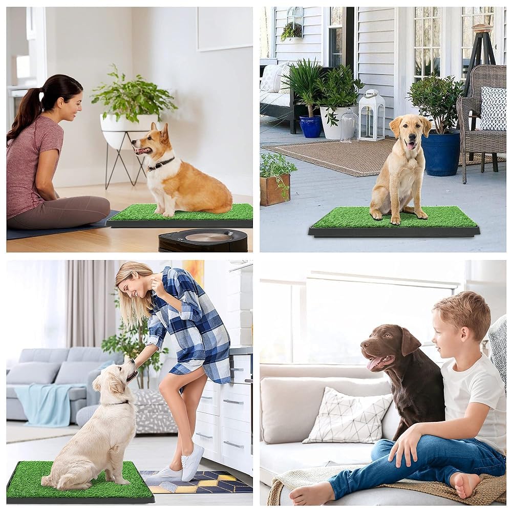 Artificial Grass Dog Potty Pad with Tray 20x30 inch R7055