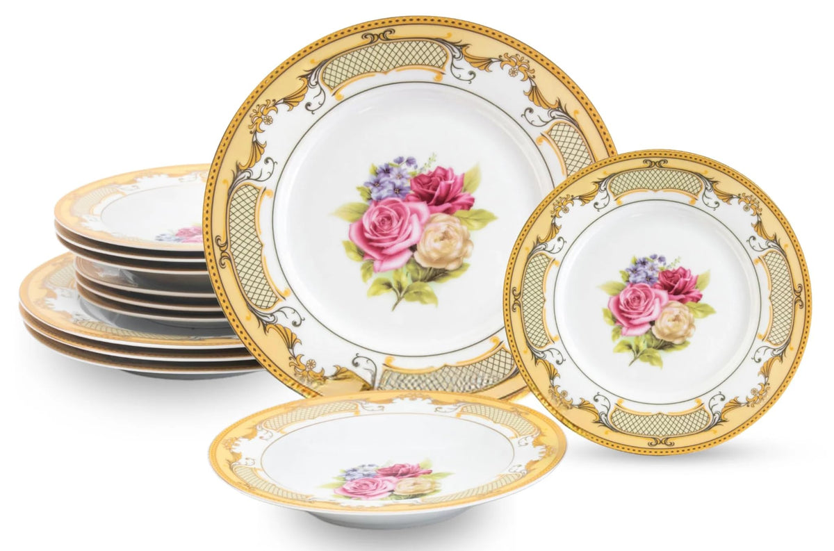 16-Piece Porcelain Dinner Set for 4 B3473