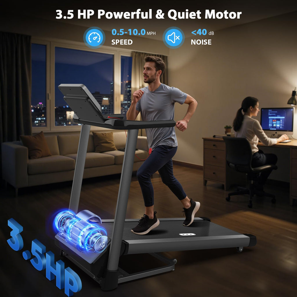 Treadmill with Auto Incline 450 LBS Capacity U798771