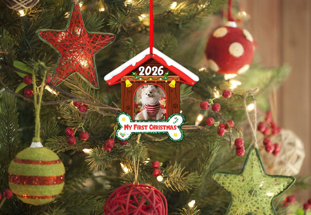 Dog Picture Frame Ornament G306