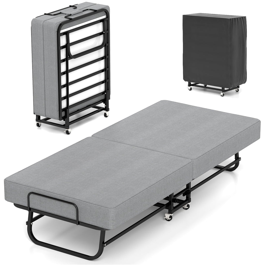 Folding Bed with Mattress P70017