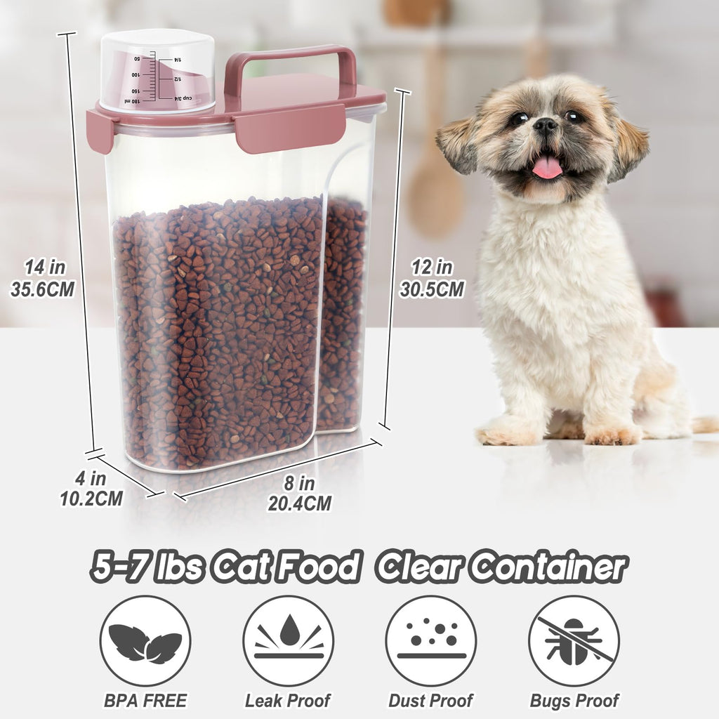 5Lbs/6Qt Airtight Pet Storage Container 2pack V628138