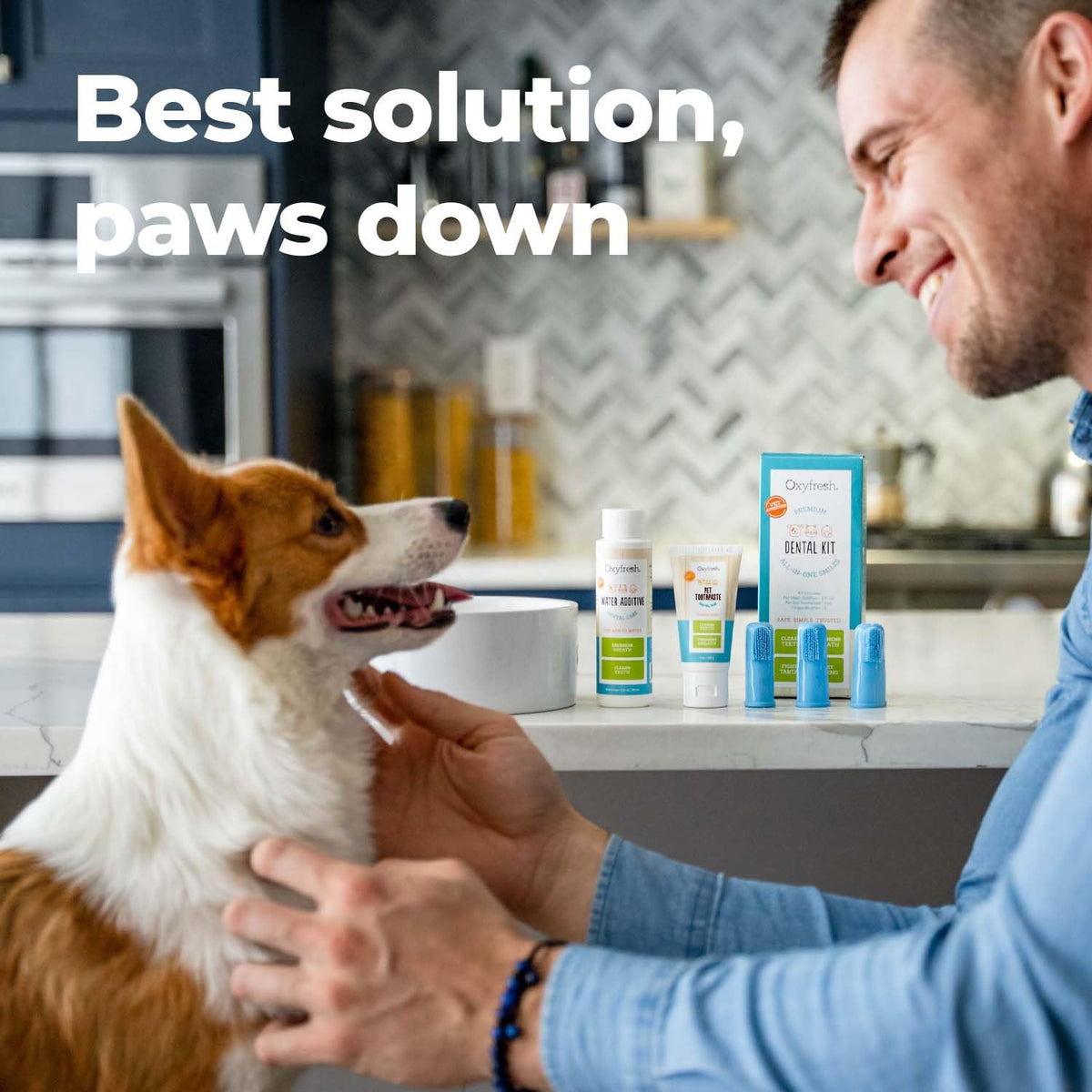 Pet Dental Kit 4oz Toothpaste + 16oz Water Additive L98388