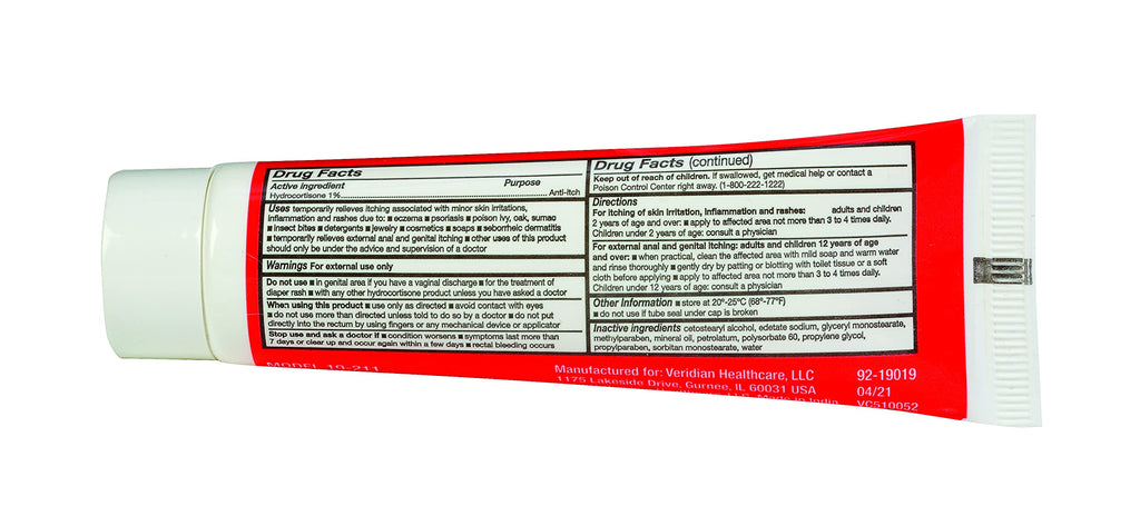 Hydrocortisone Cream 1 oz Pack of 2 X48017