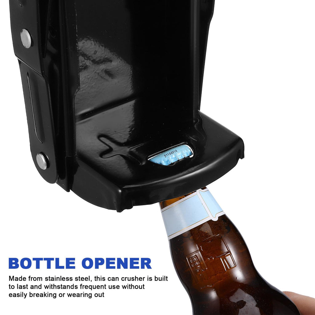 Wall Mounted Can Crusher with Folding Handle K4379