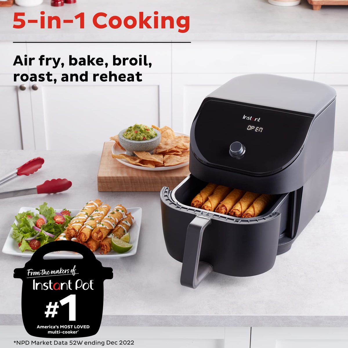 6QT Nonstick Dishwasher-Safe Air Fryer K1081
