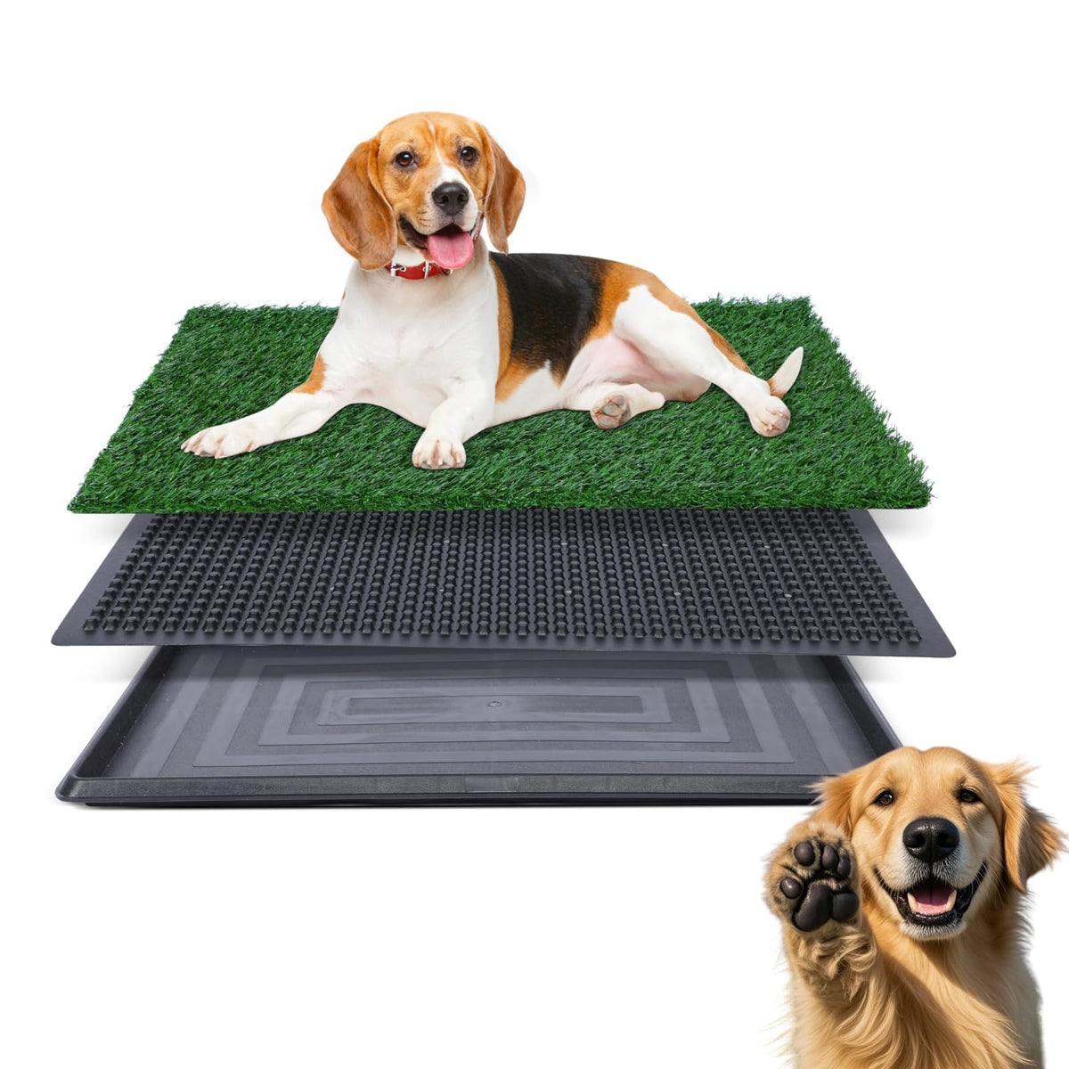 Artificial Grass Dog Potty Pad with Tray 20x30 inch R7055