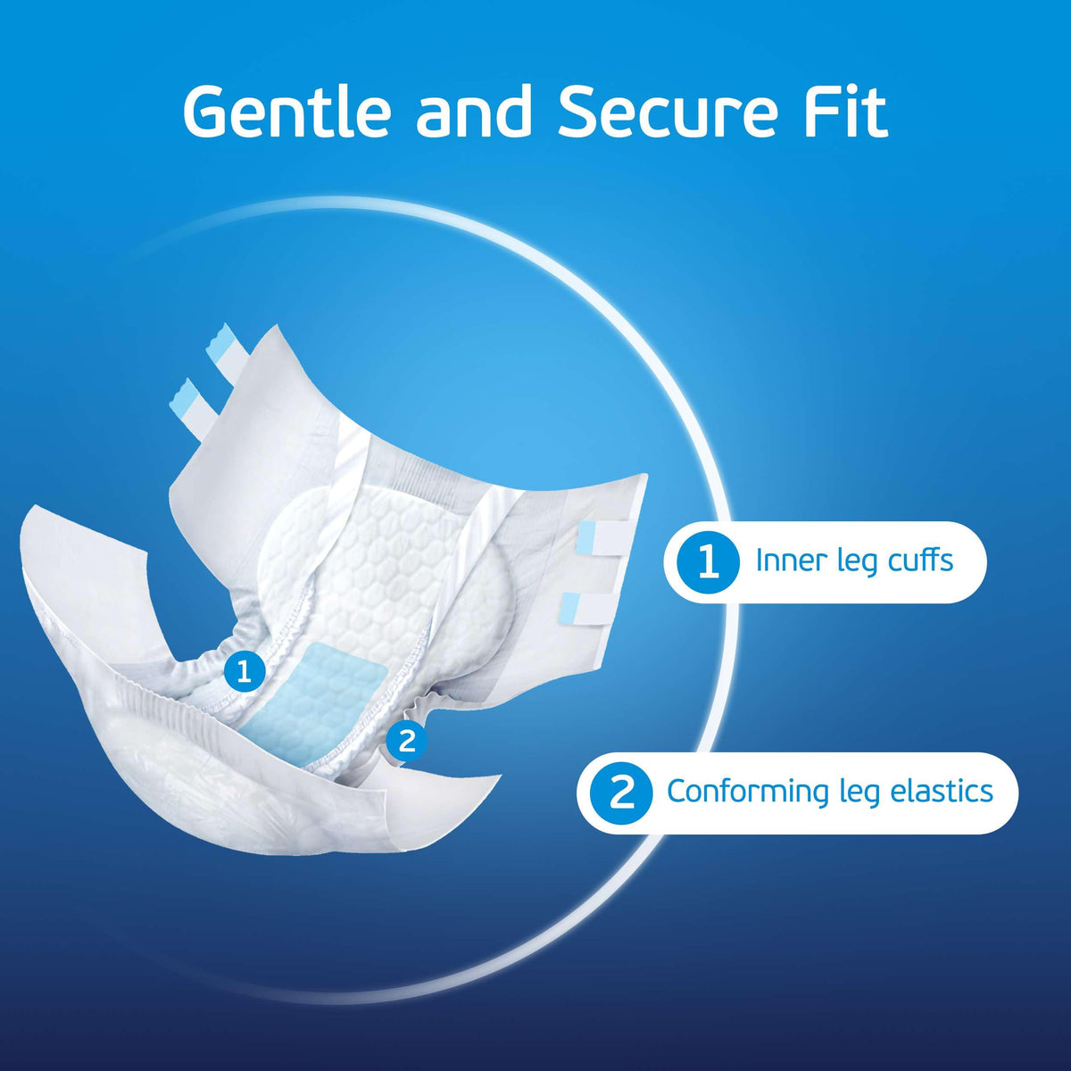 2XL Disposable Adult Diapers with Tabs O94642