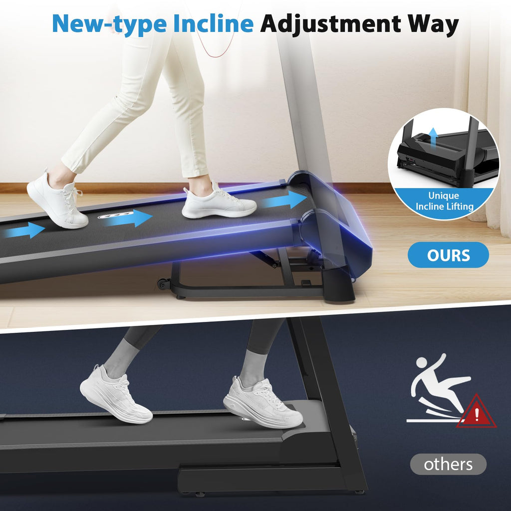 Treadmill with Auto Incline 450 LBS Capacity U798771