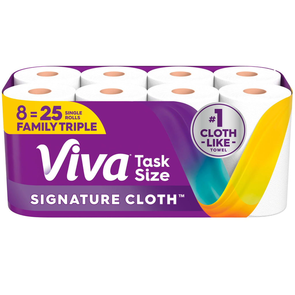 Cloth Paper Towels, 8 Triple, 141 Sheets per Roll M670164