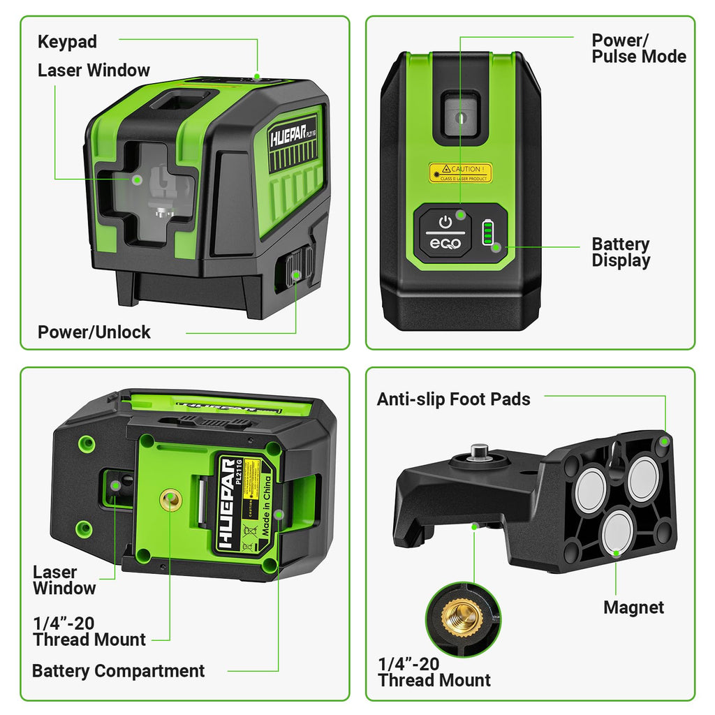 2 Point Cross Line Self Leveling Laser Alignment Tool C132690