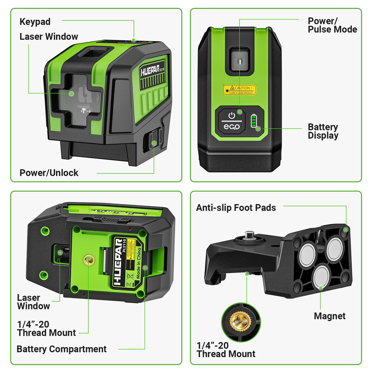2 Point Cross Line Self Leveling Laser Alignment Tool C132690