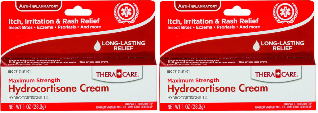 Hydrocortisone Cream 1 oz Pack of 2 X48017