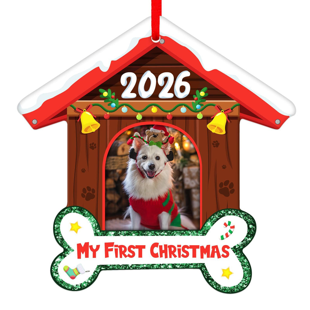 Dog Picture Frame Ornament G306