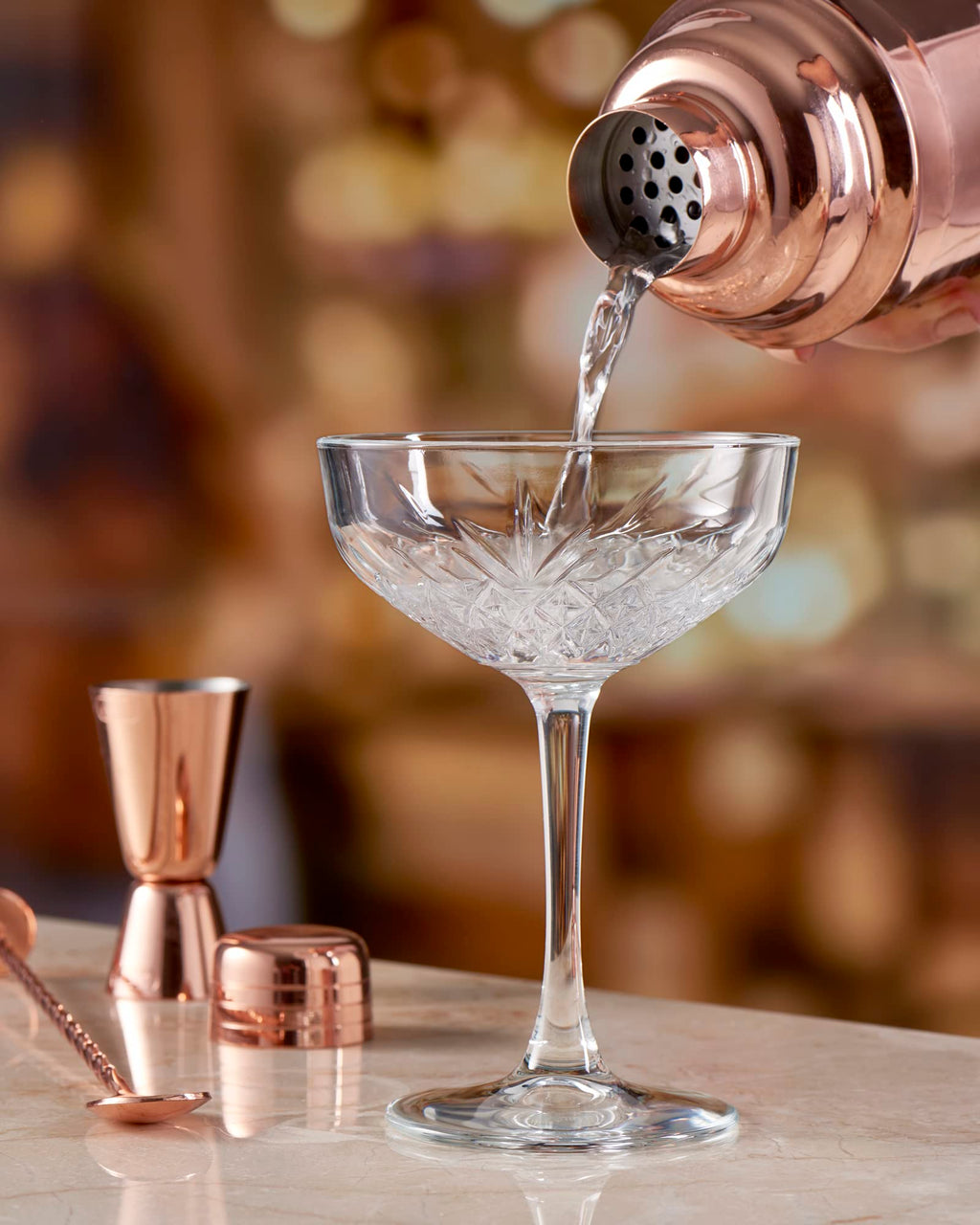 Set Of 4 Coupe Cocktail Glasses 8.6 oz N622