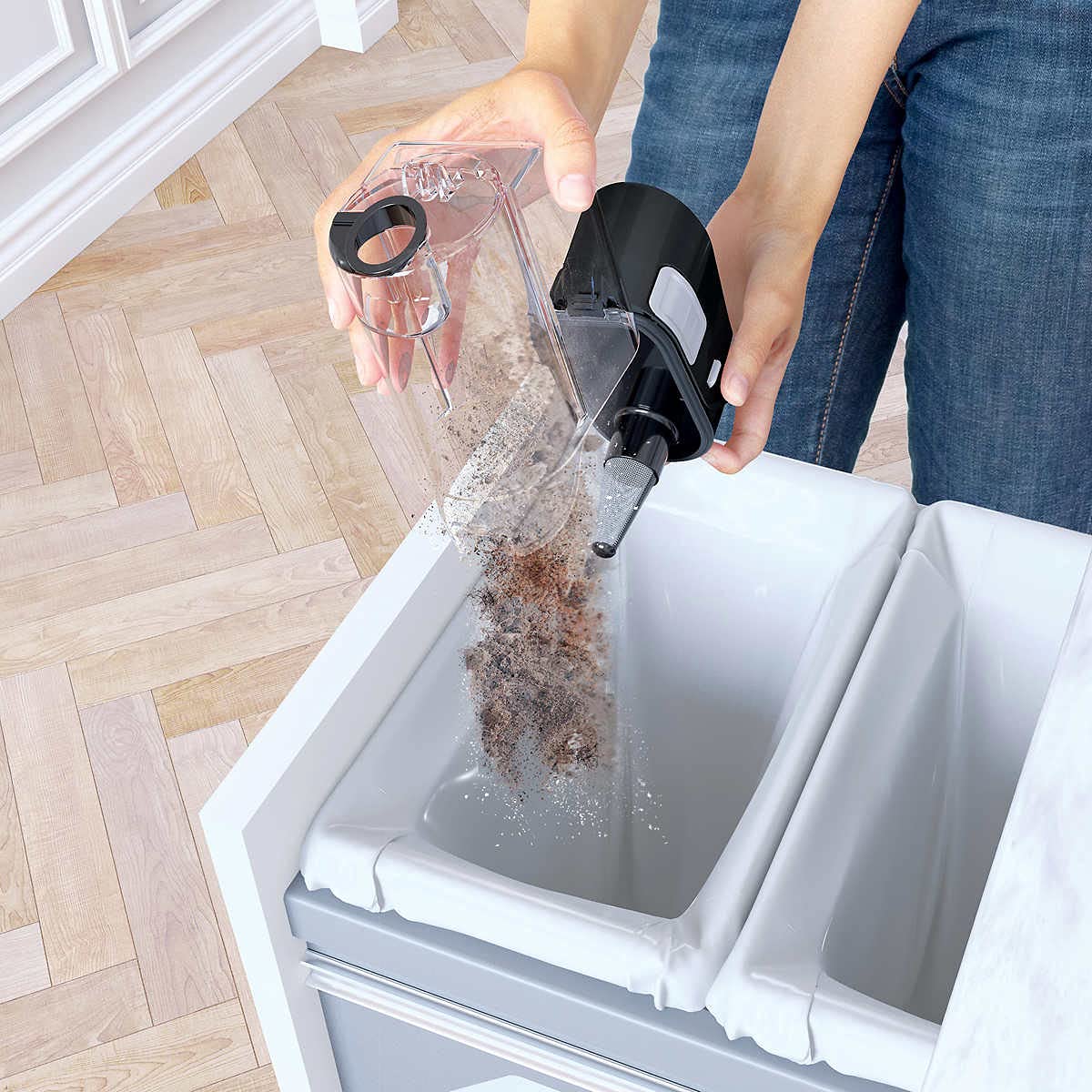 Corded Stick Vacuum with Self-Cleaning Brushroll H89323
