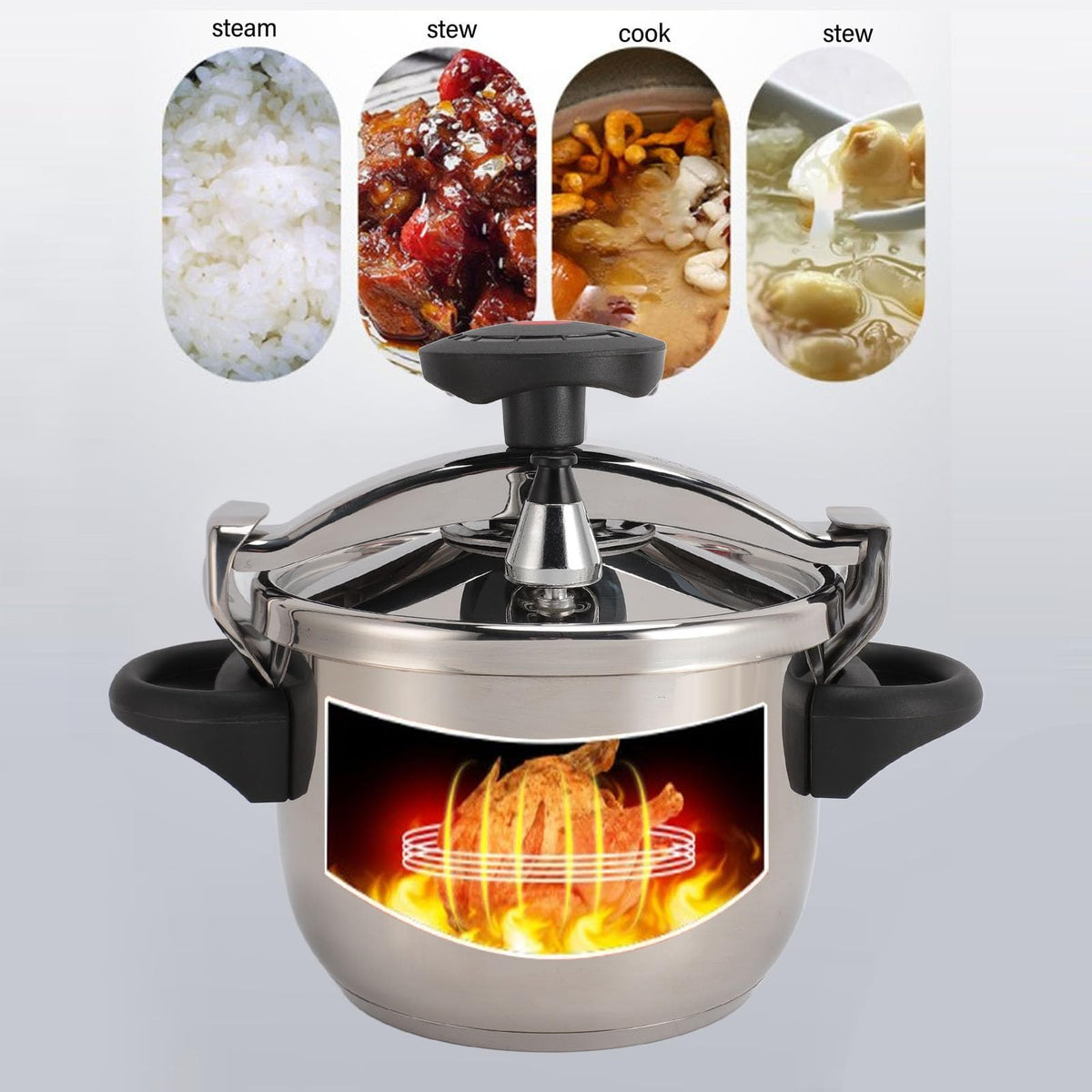 Stainless Steel 3L Pressure Cooker I237676