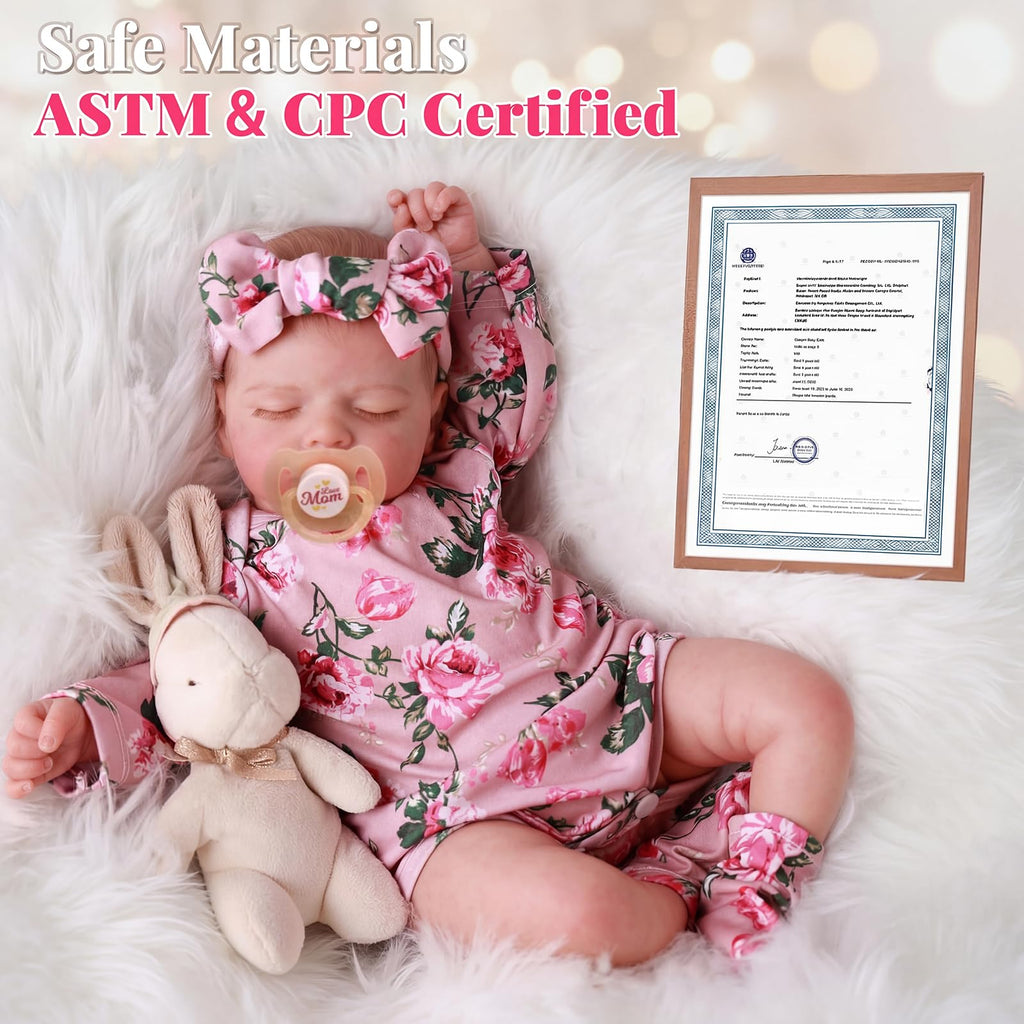 20-Inch Lifelike Reborn Baby Doll Girl K3358