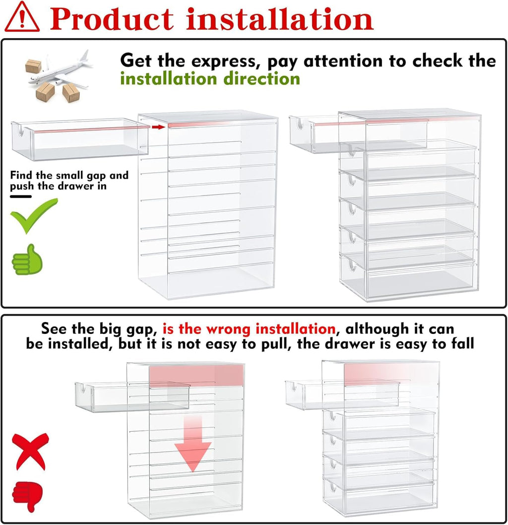 Acrylic 16-Drawer Storage & Makeup Organizer S72927