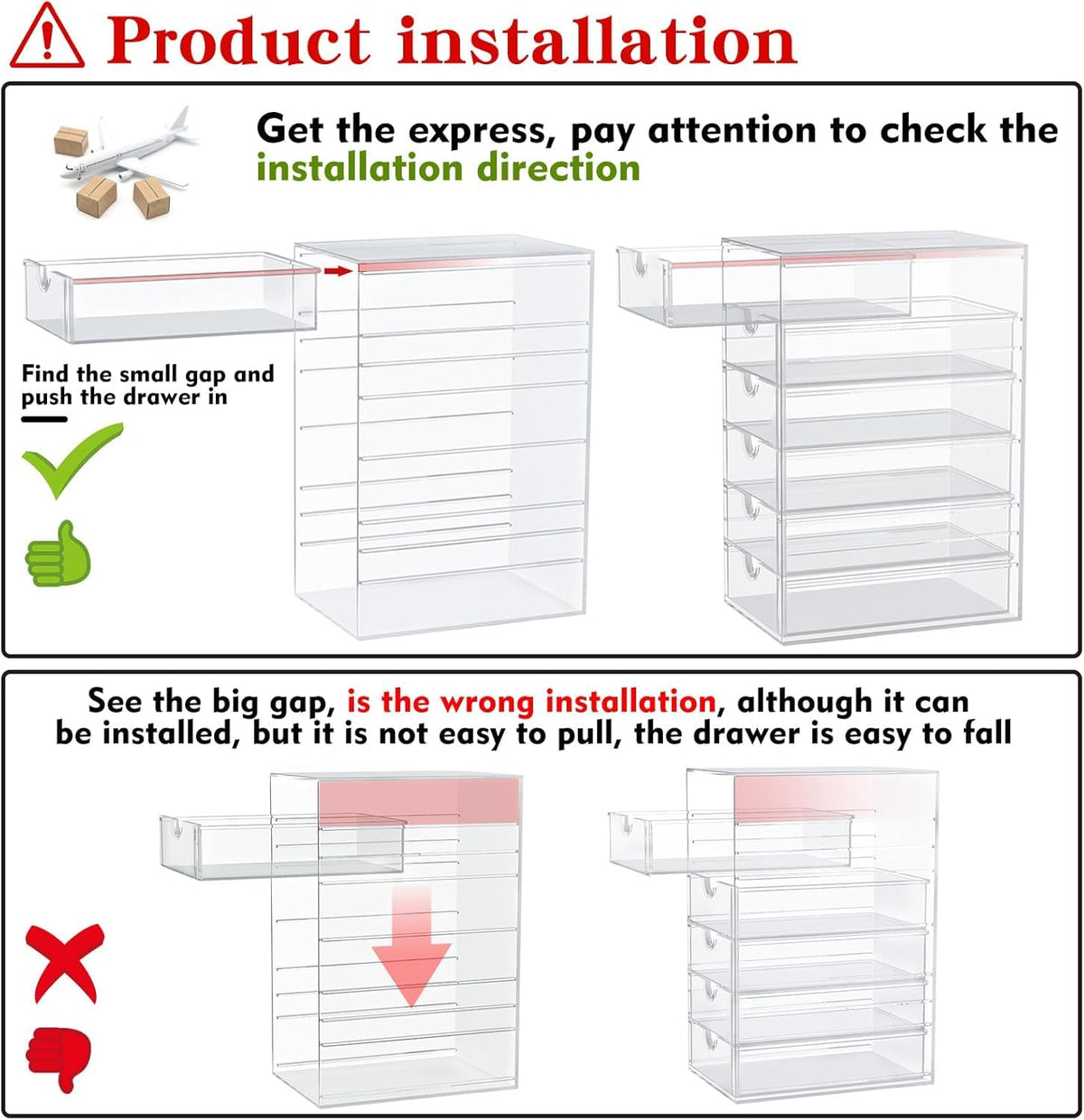 Acrylic 16-Drawer Storage & Makeup Organizer S72927
