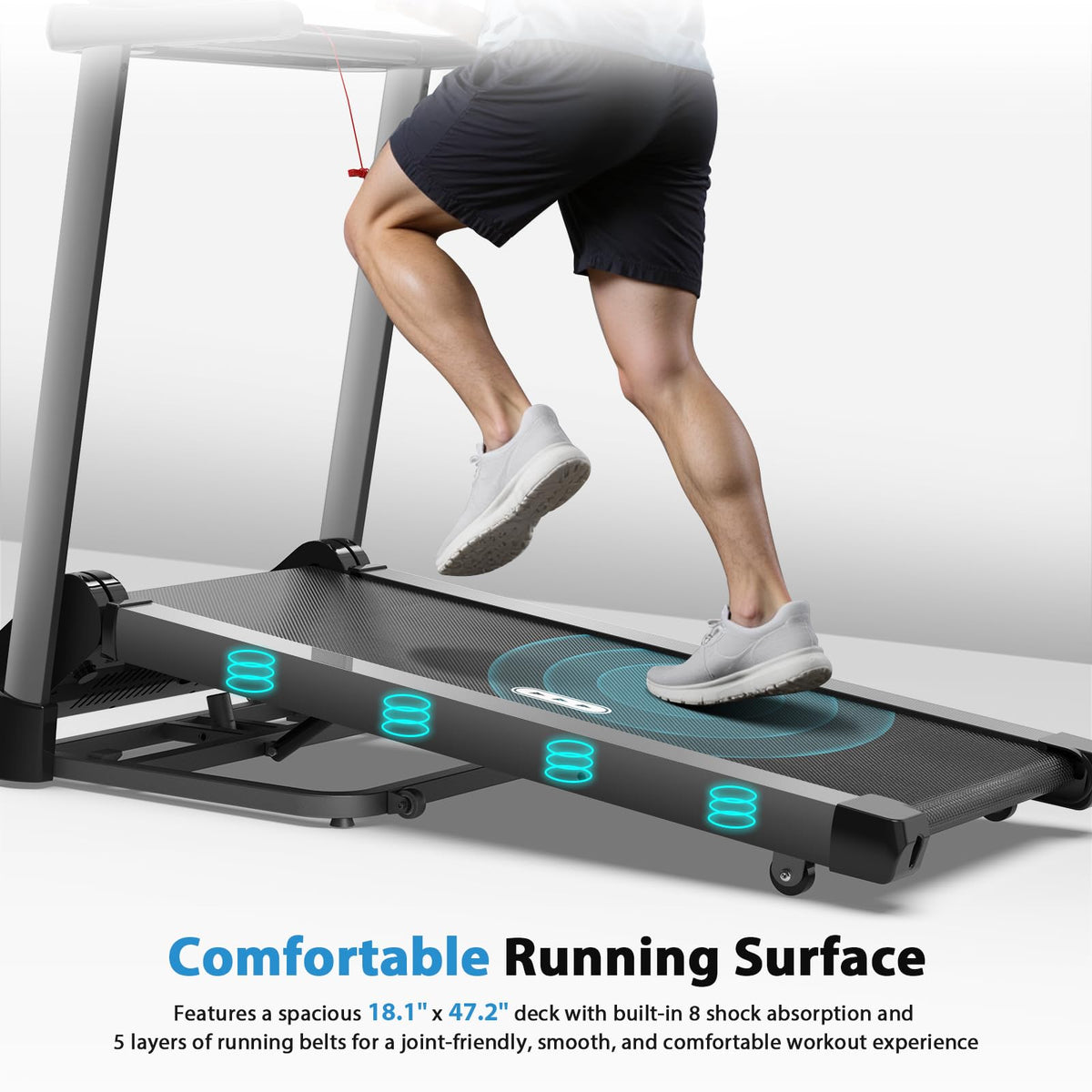 Treadmill with Auto Incline 450 LBS Capacity U798771