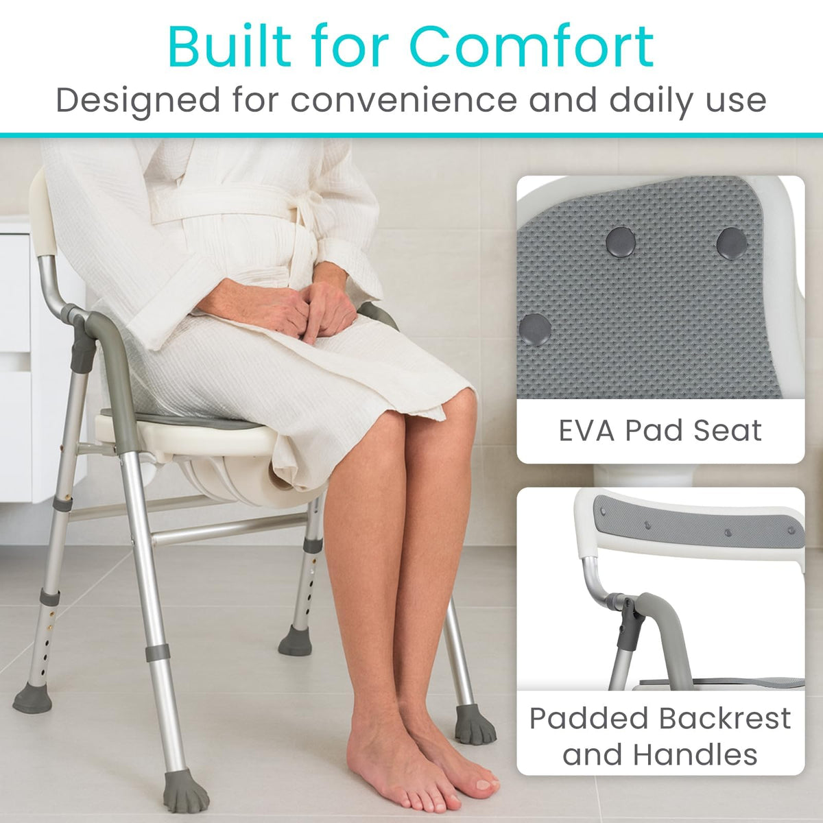 U-Shaped Shower Chair with Arms R76689