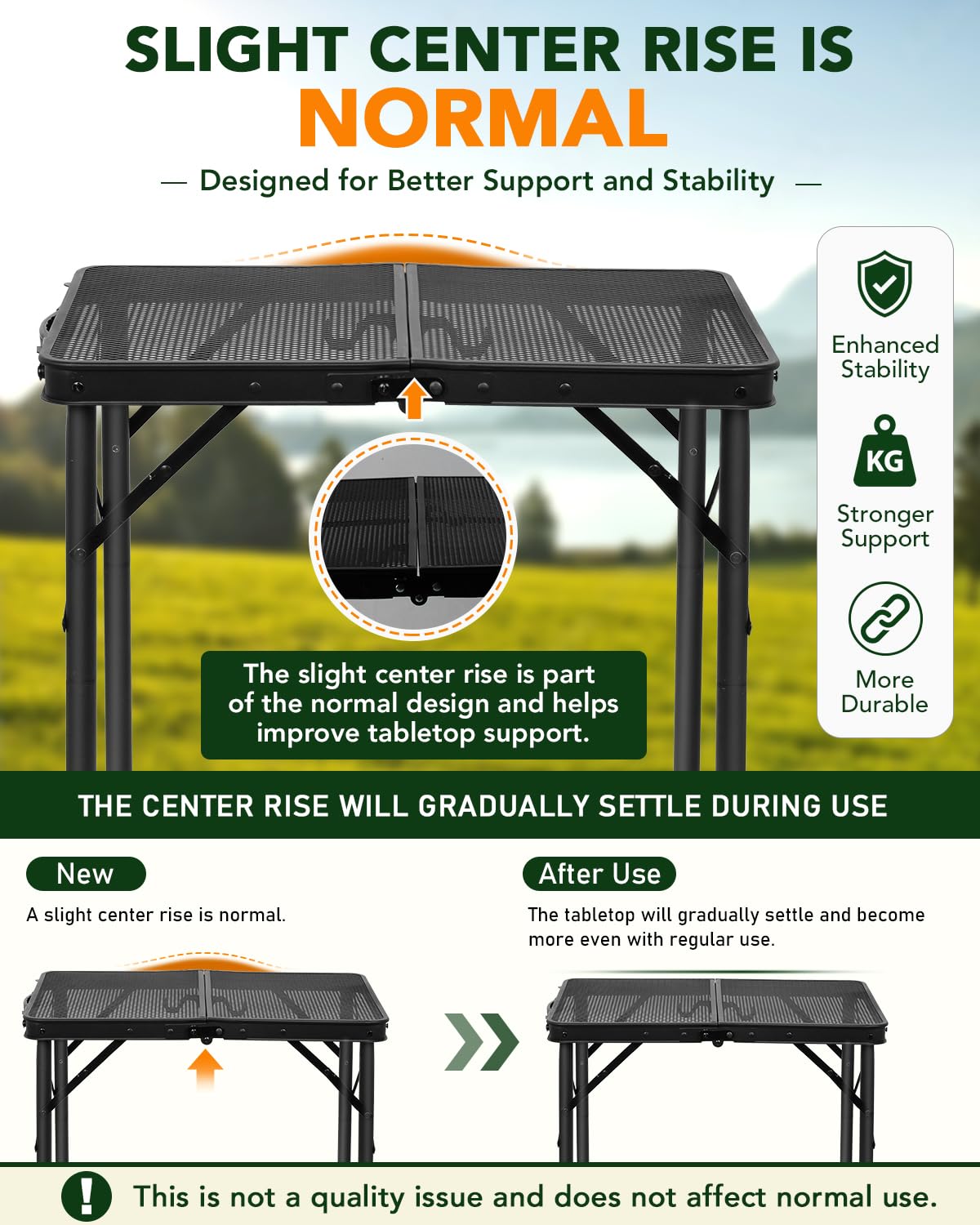 2 Ft Folding Camping Table V791584