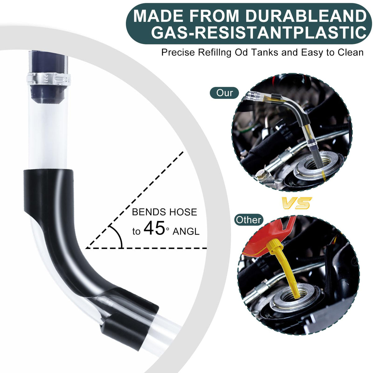 Gas Cans Fuel Jug Hose Kit 3 Pack G114018