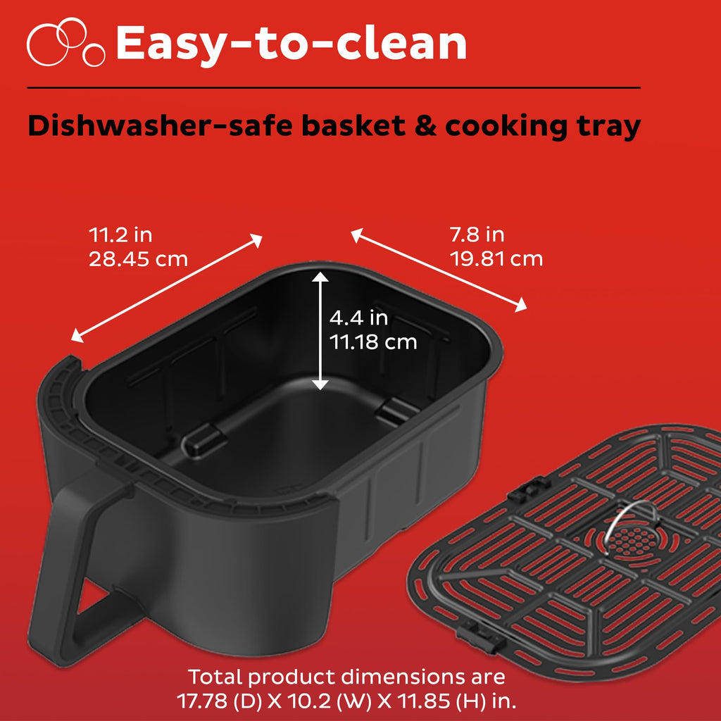 6QT Nonstick Dishwasher-Safe Air Fryer K1081