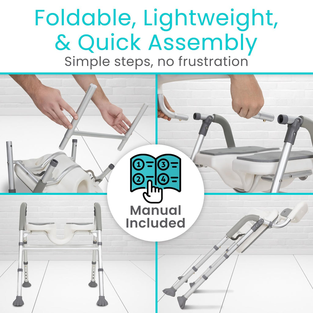 U-Shaped Shower Chair with Arms R76689