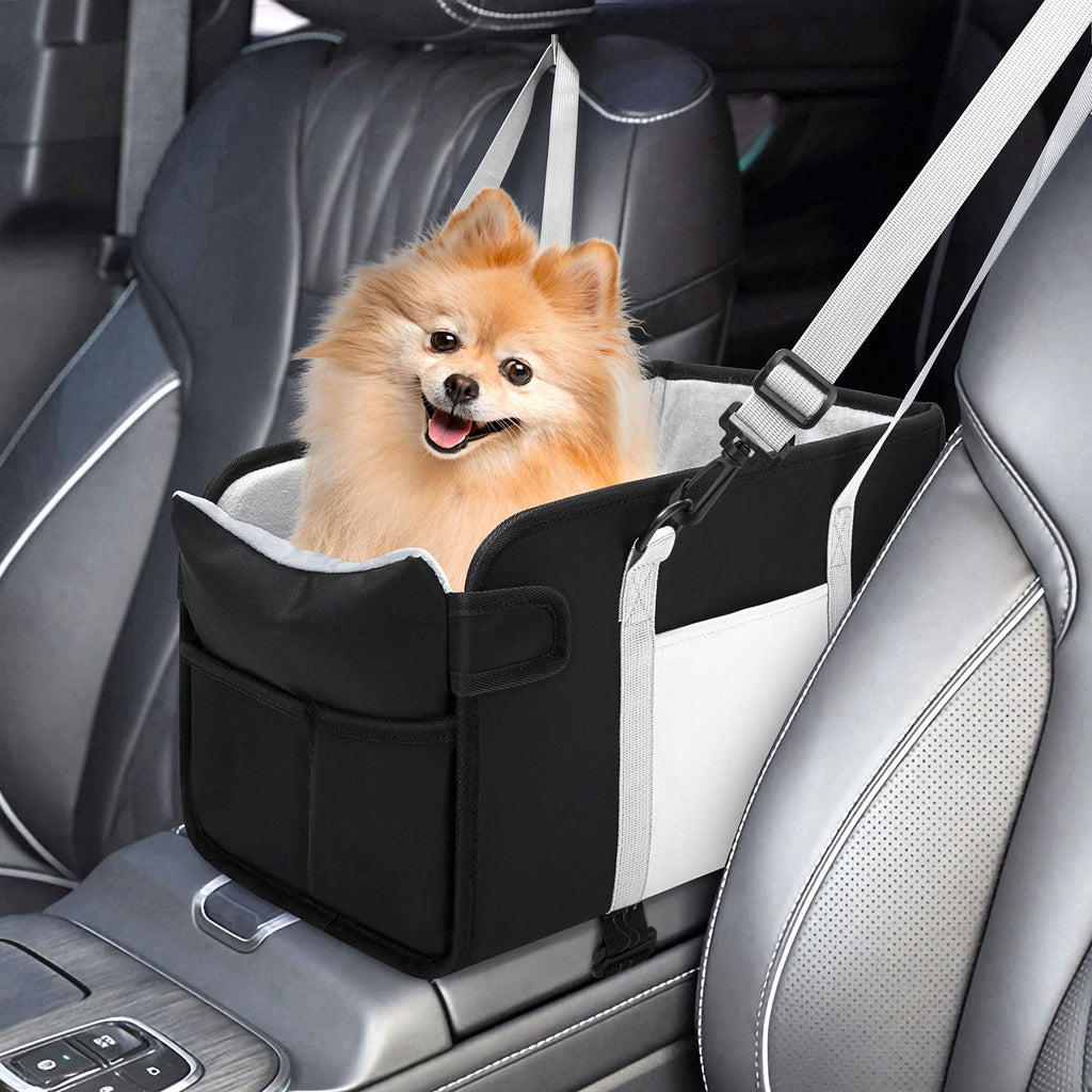 Portable Dog Car Seat for Small Dogs, Black J177651
