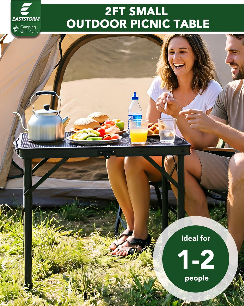 2 Ft Folding Camping Table V791584