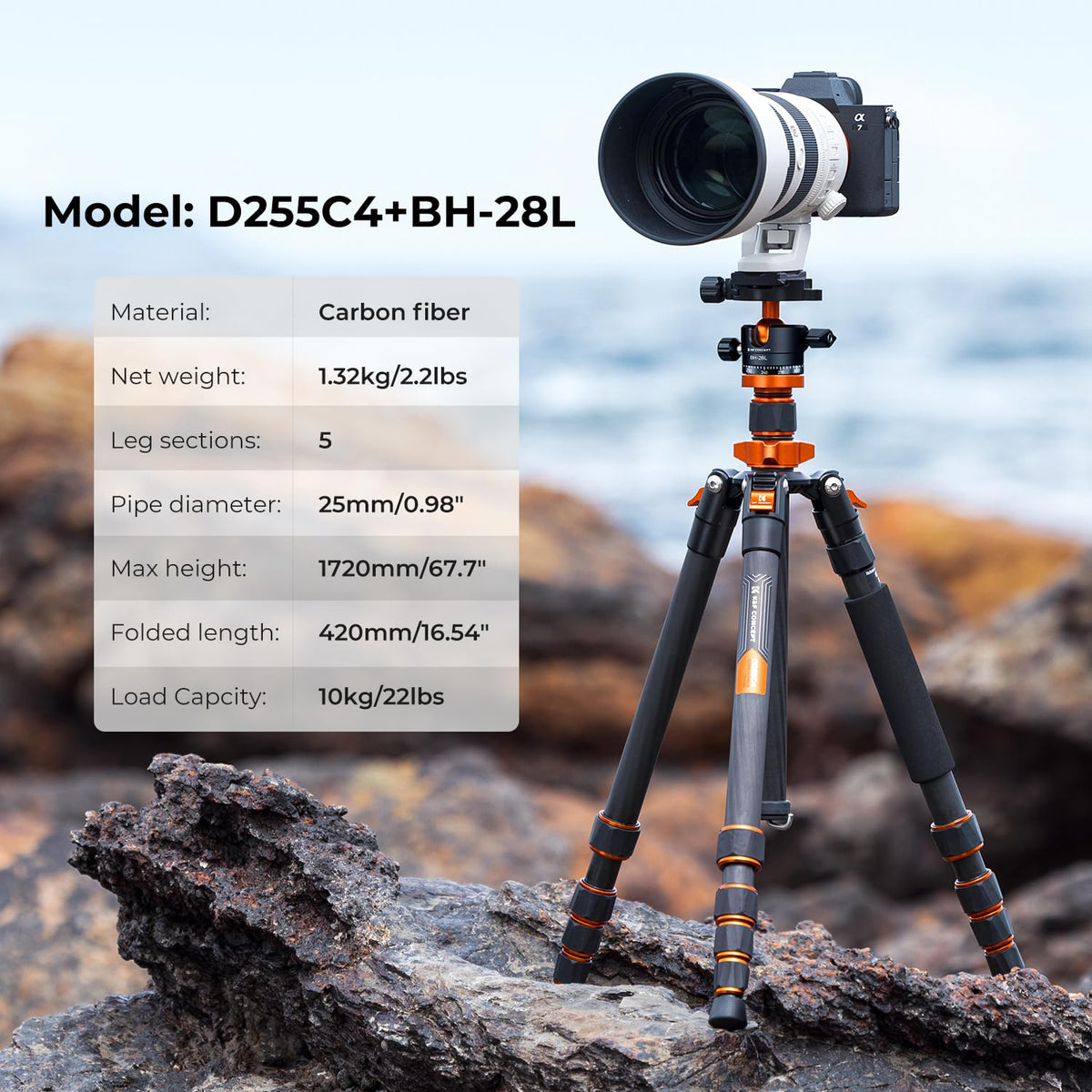 Carbon Fiber Camera Tripod U339858