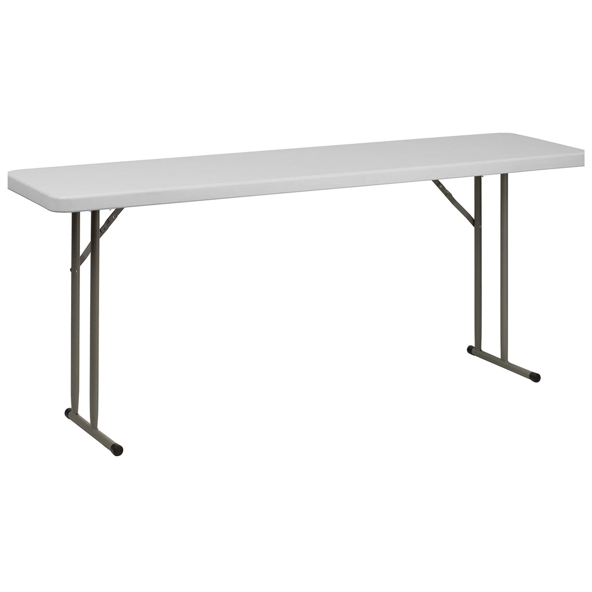 Granite White Plastic Folding Training Table Set X453