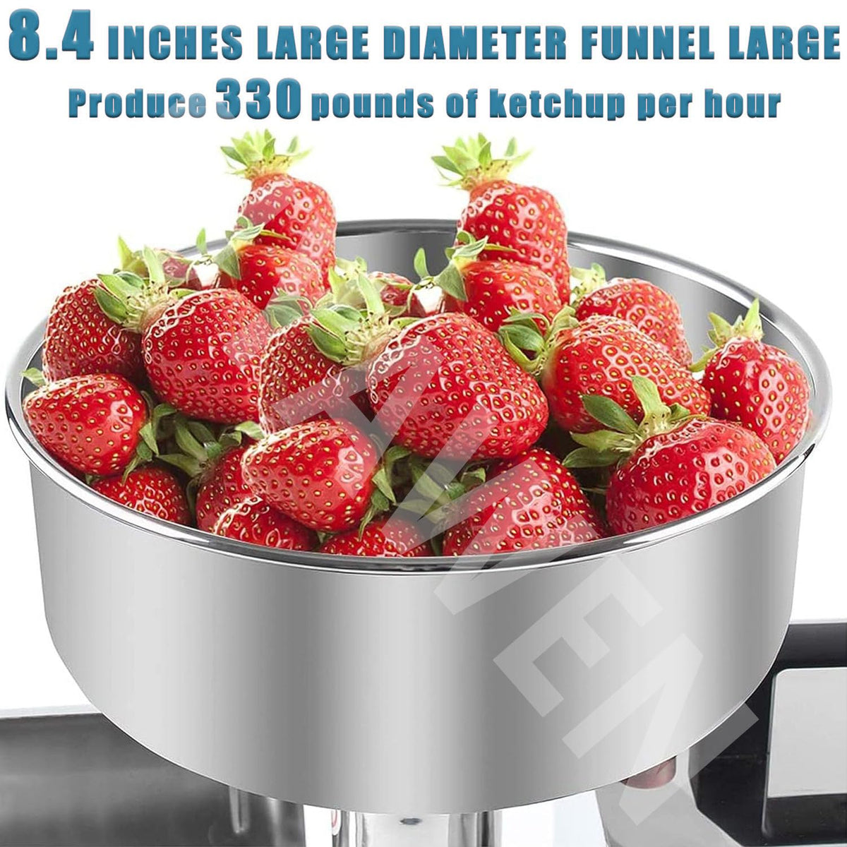 450w Stainless Steel Electric Tomato Strainer U65204