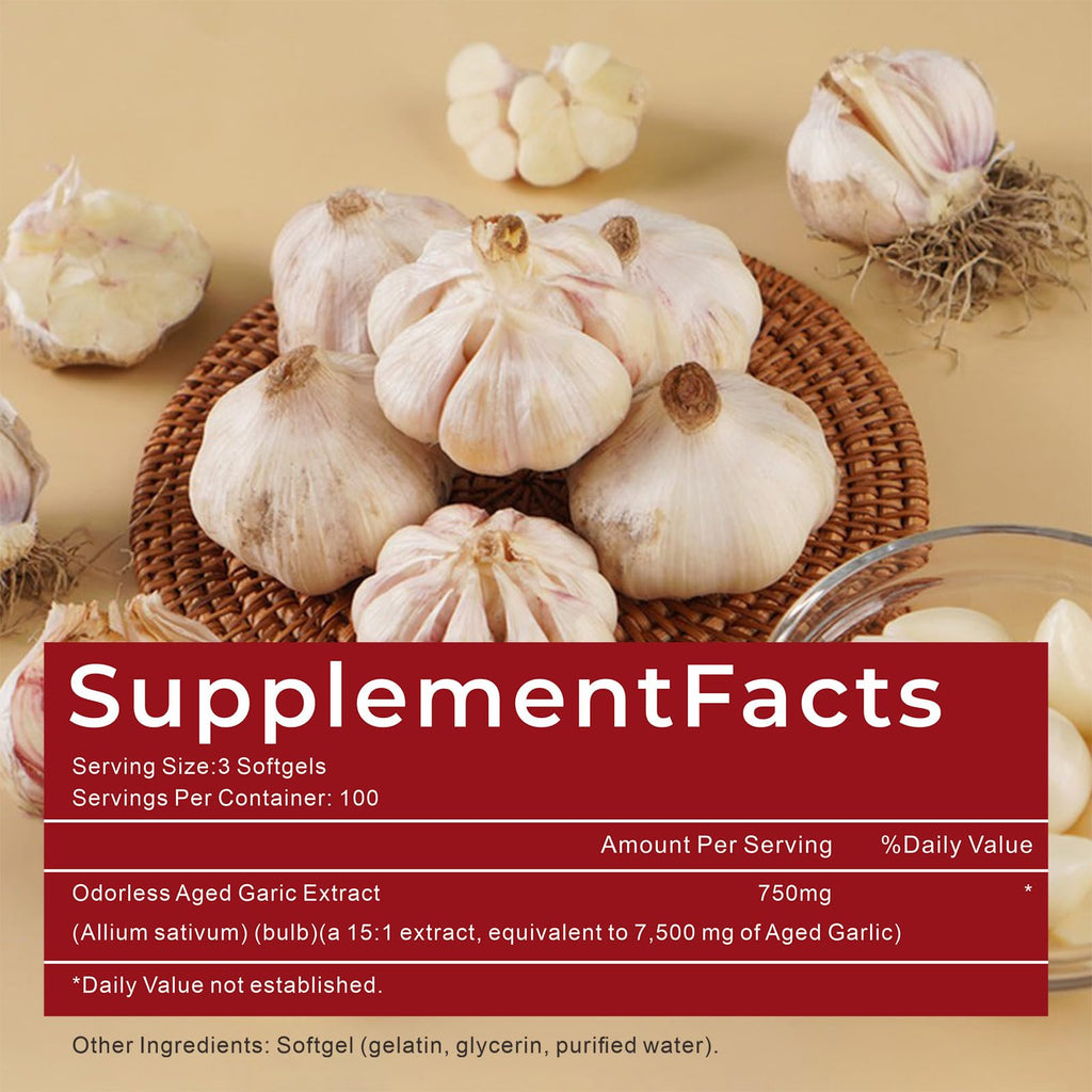 Aged Garlic Extract Capsules 300 Count G721229