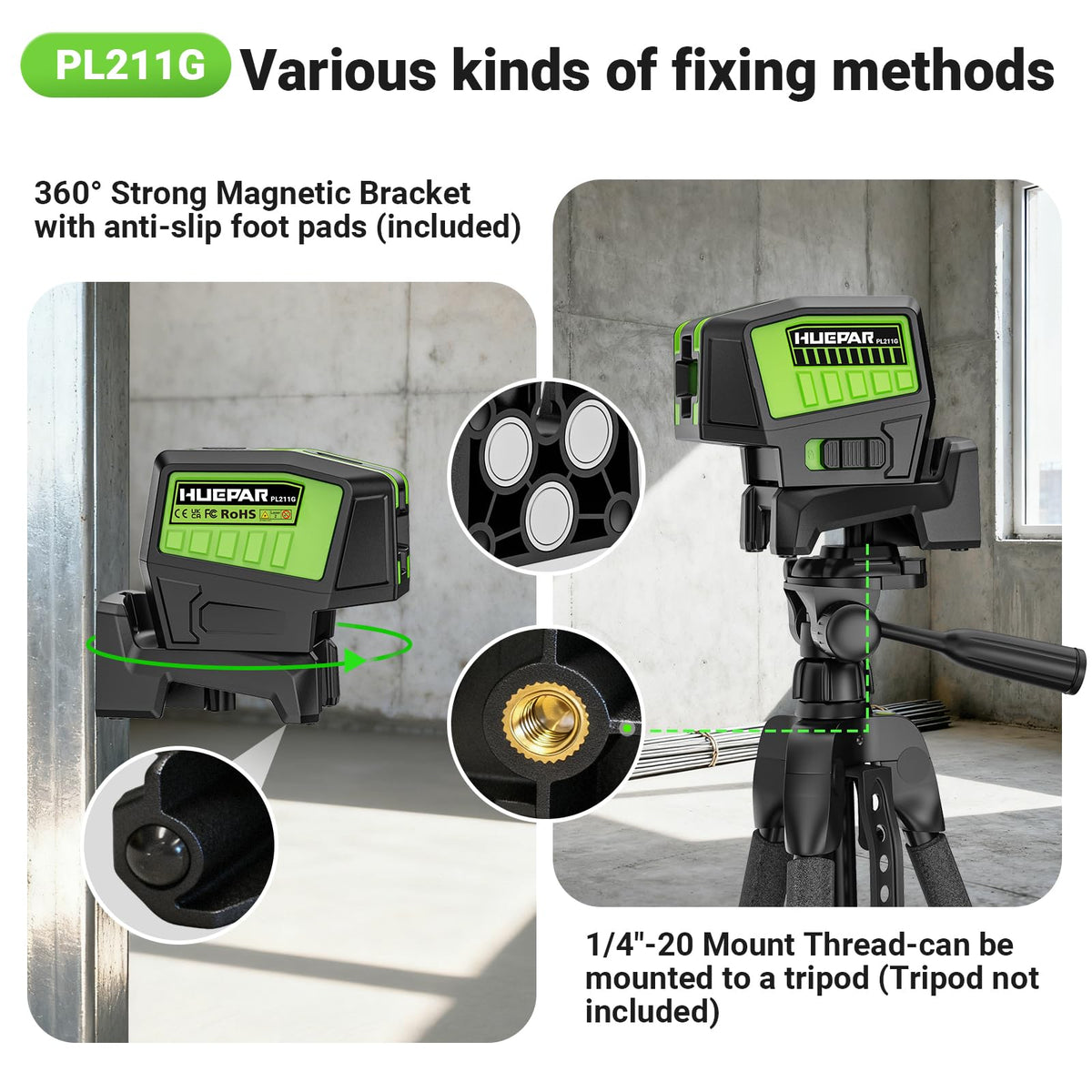 2 Point Cross Line Self Leveling Laser Alignment Tool C132690