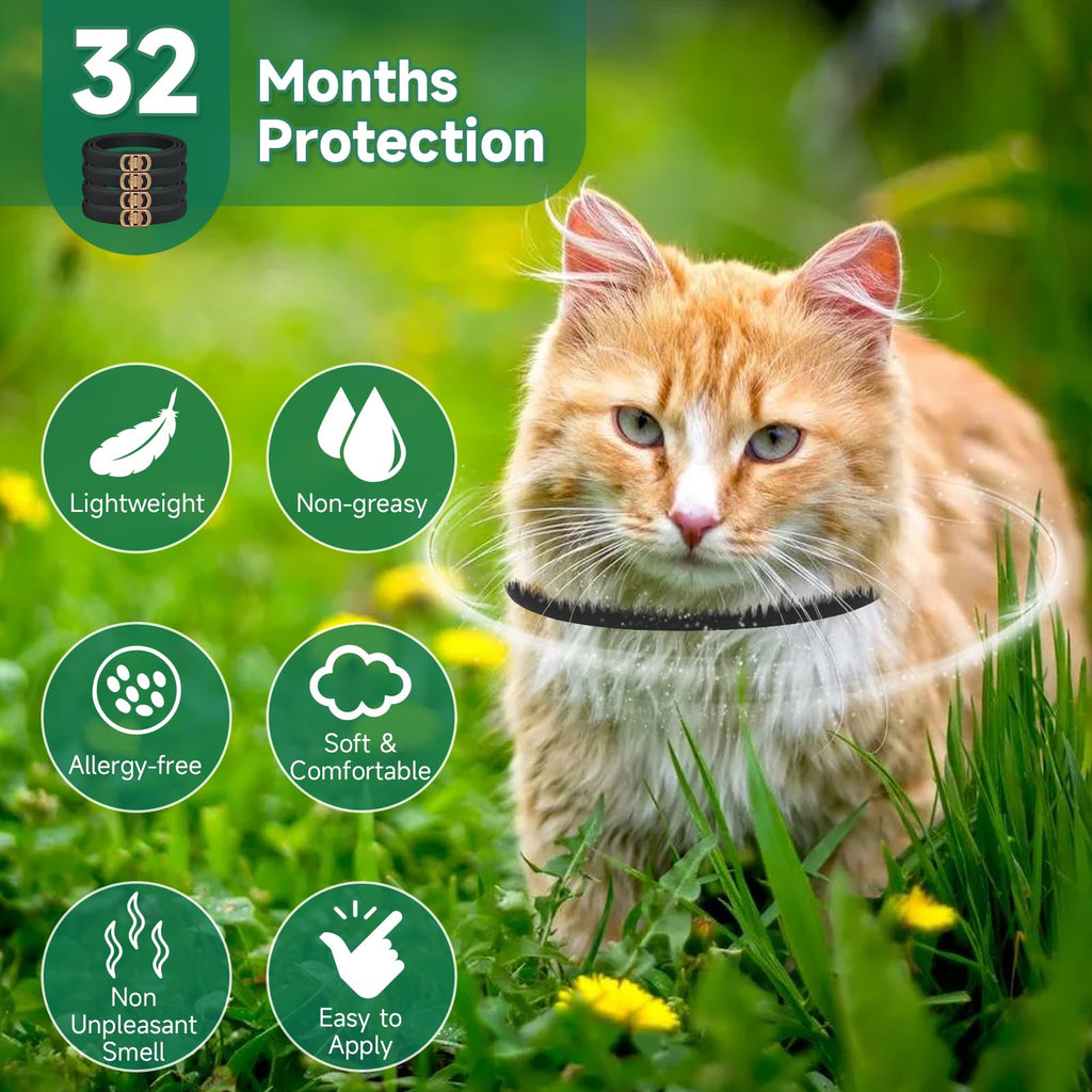 4 Pack Flea Collar for Cats X94590