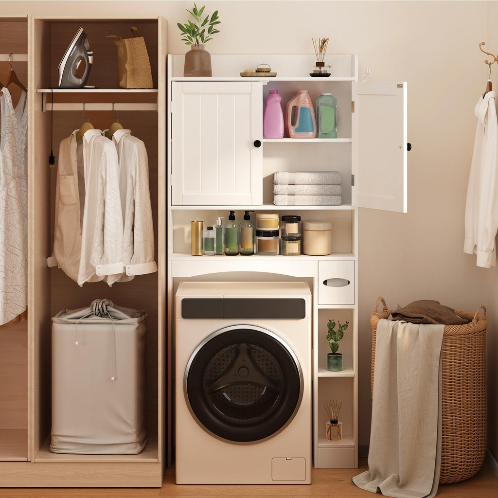 White Over The Toilet Storage Cabinet A614992