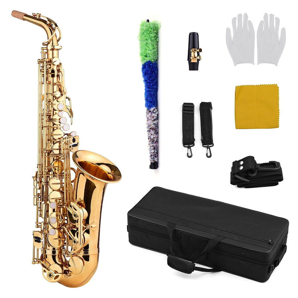 E Flat Alto Saxophone Brass Gold Lacquer C8861