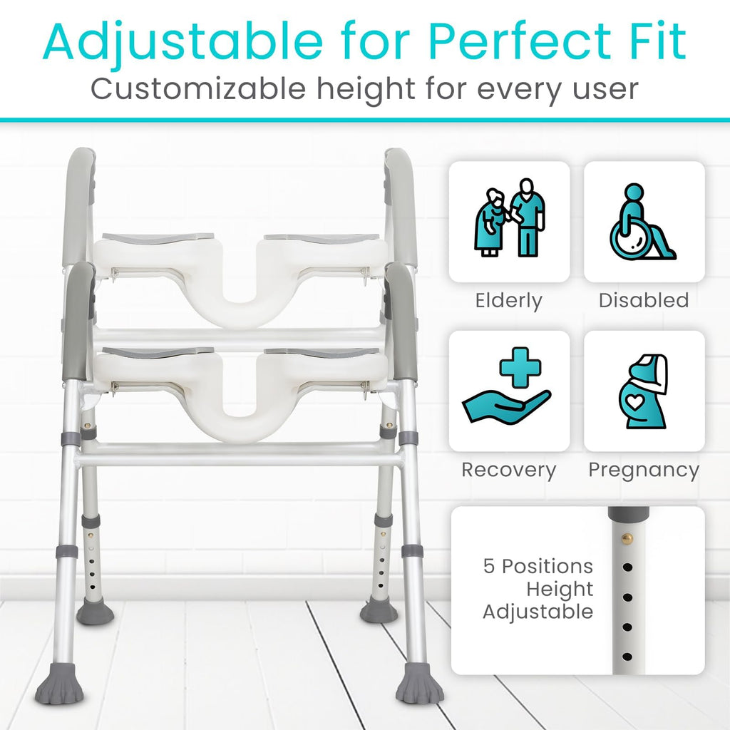 U-Shaped Shower Chair with Arms R76689