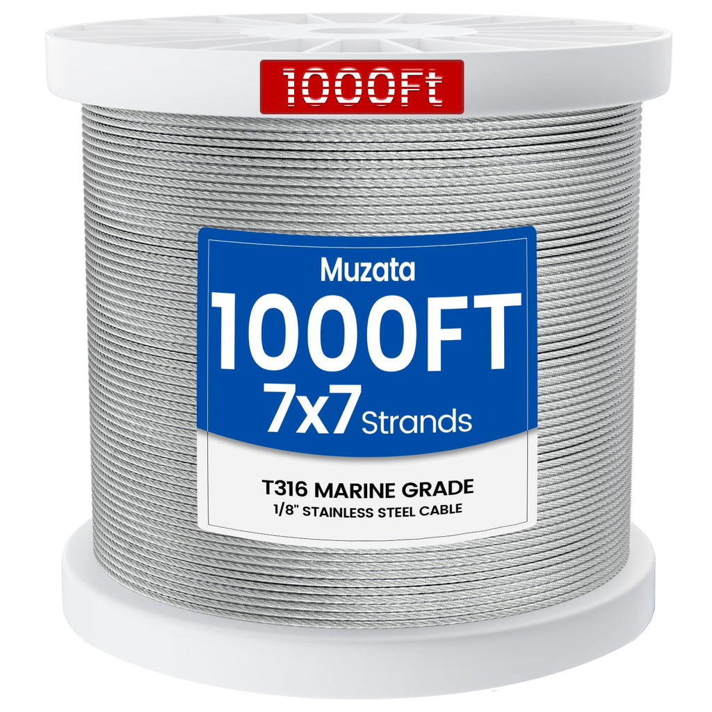 1/8" T316 Stainless Steel Cable Railing Wire Rope X194