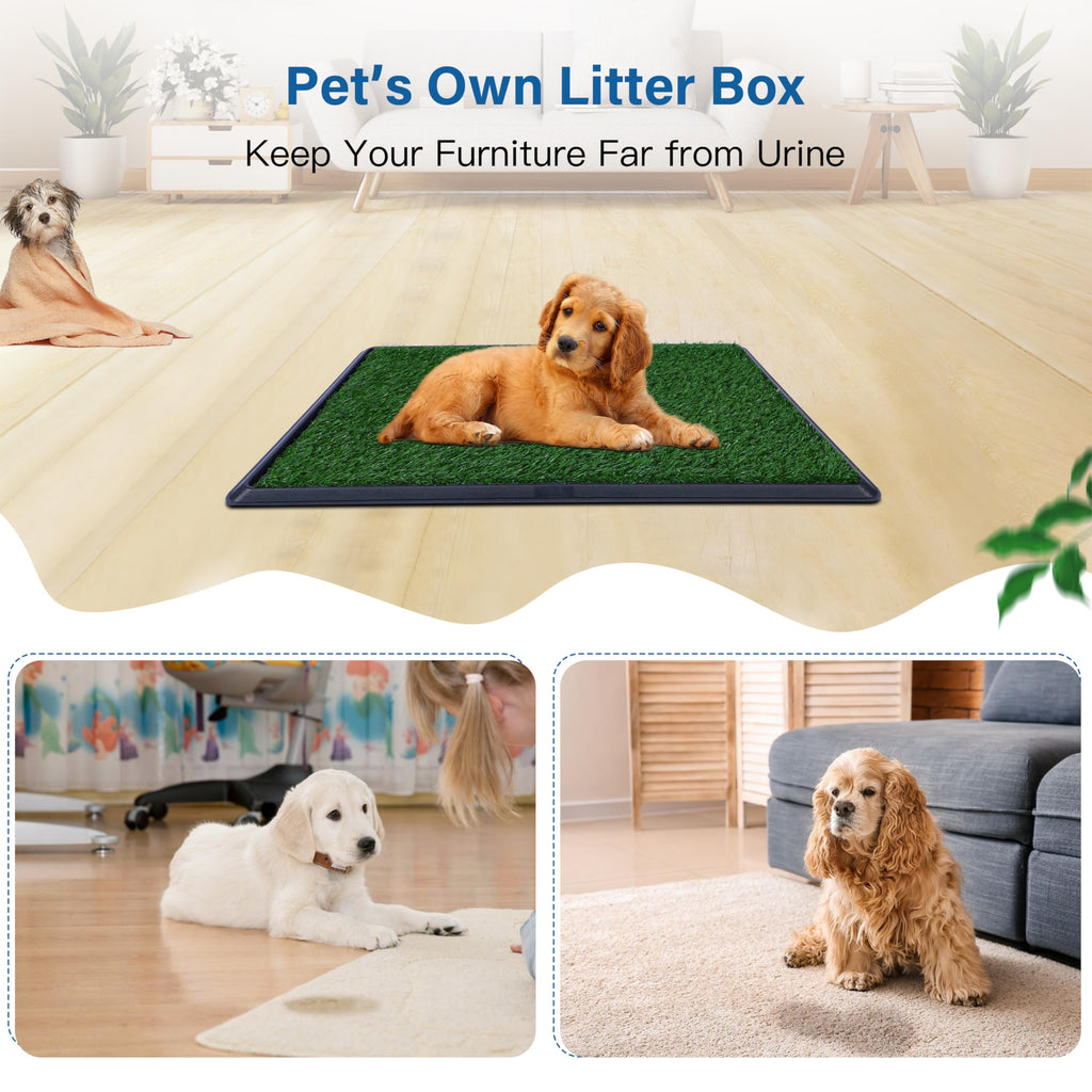 Artificial Grass Dog Potty Pad with Tray 20x30 inch R7055