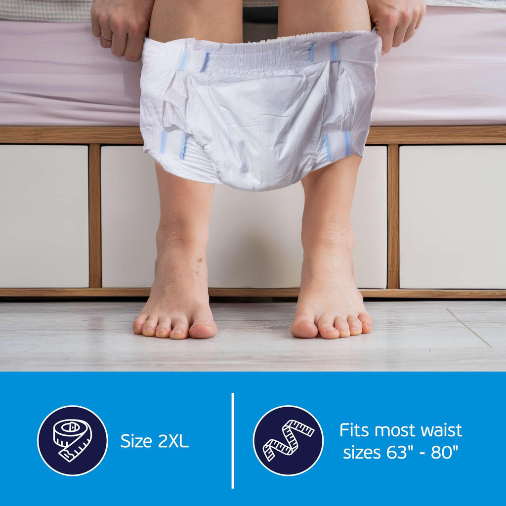 2XL Disposable Adult Diapers with Tabs O94642
